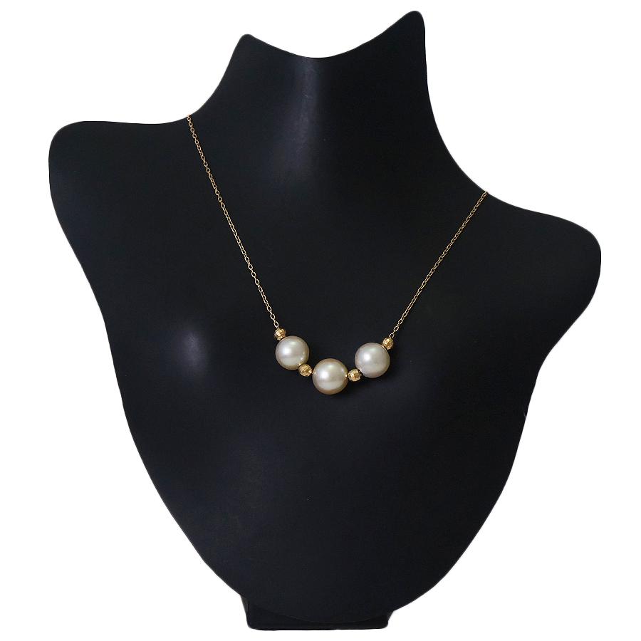 ネックレス K10イエローゴールド パール 真珠 レディース ジュエリー