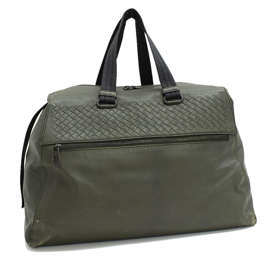 ボッテガべネタ イントレチャート ブリーフケース グリーン