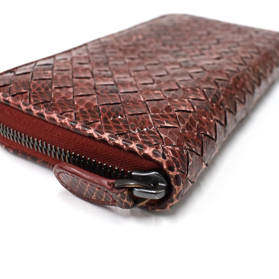 ボッテガヴェネタ ジップアラウンド 長財布 イントレチャート