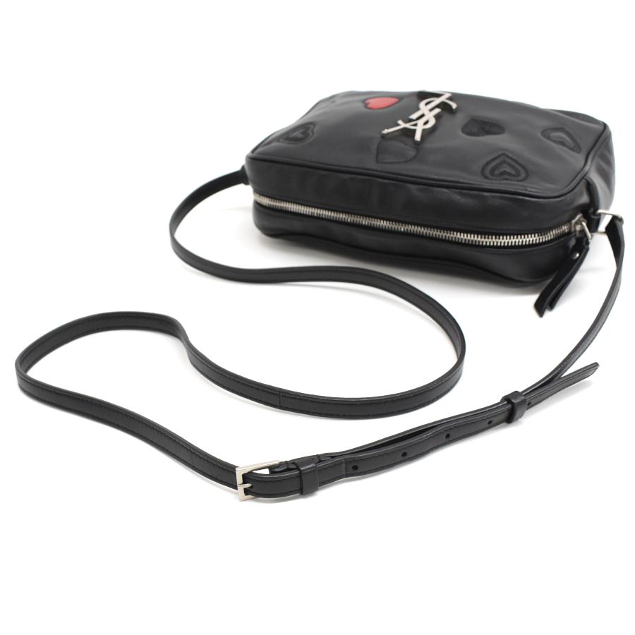 SAINT LAURENT サンローラン ハート ルー カメラバッグ クロスボディ 
