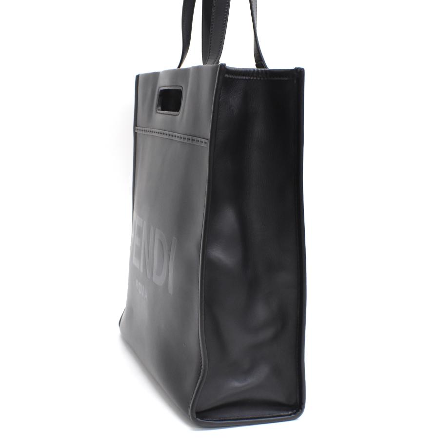 FENDI（フェンディ） 2way トートバッグ 7VA481 レザー ブラック