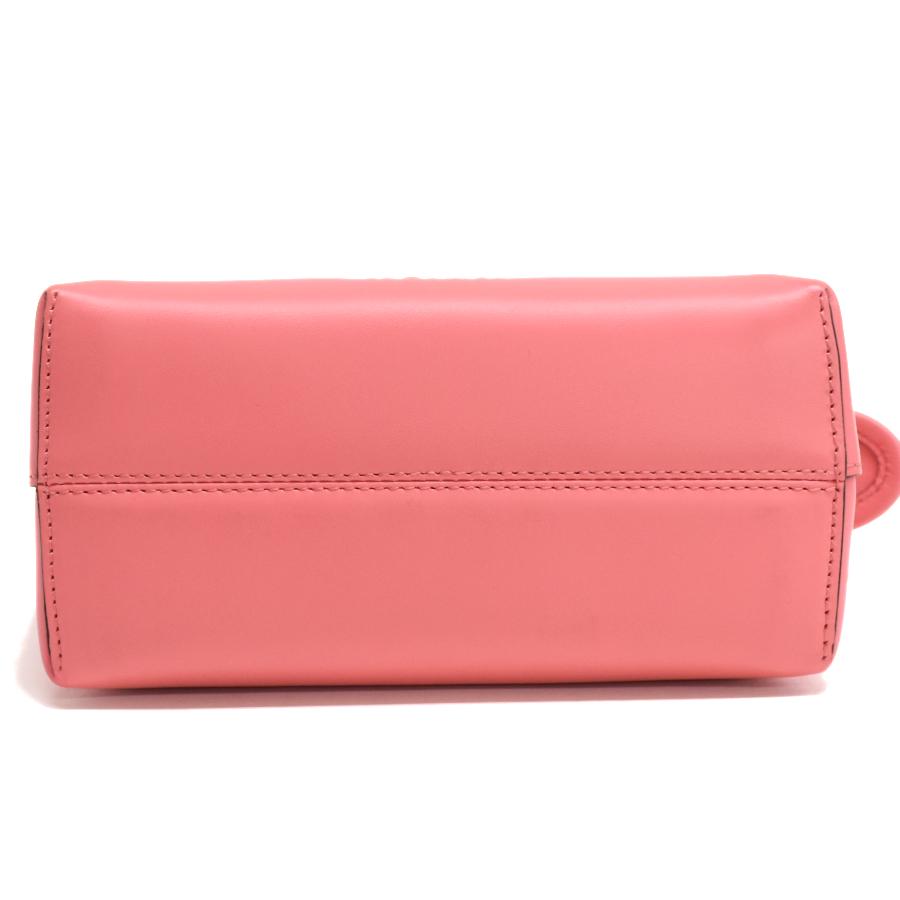 新品同様 フェンディ バイザウェイ ミニ 2way ショルダーバッグ 8BS067 カーフ レザー ピンク FENDI