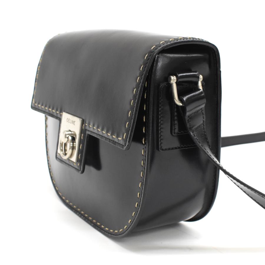 オールドセリーヌ　ショルダーバッグ　クロスボディバッグ CELINE セリーヌ クロスボディ ショルダーバッグ レザー
