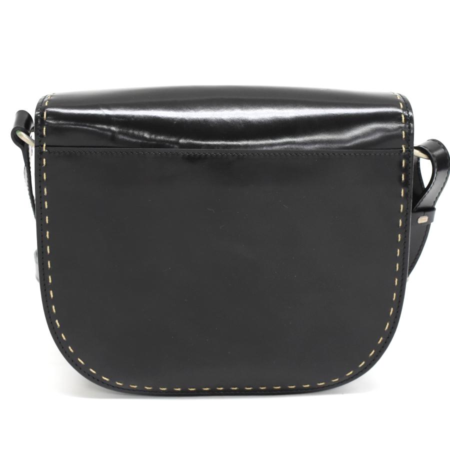 CELINE（セリーヌ） クロスボディ ショルダーバッグ レザー ブラック