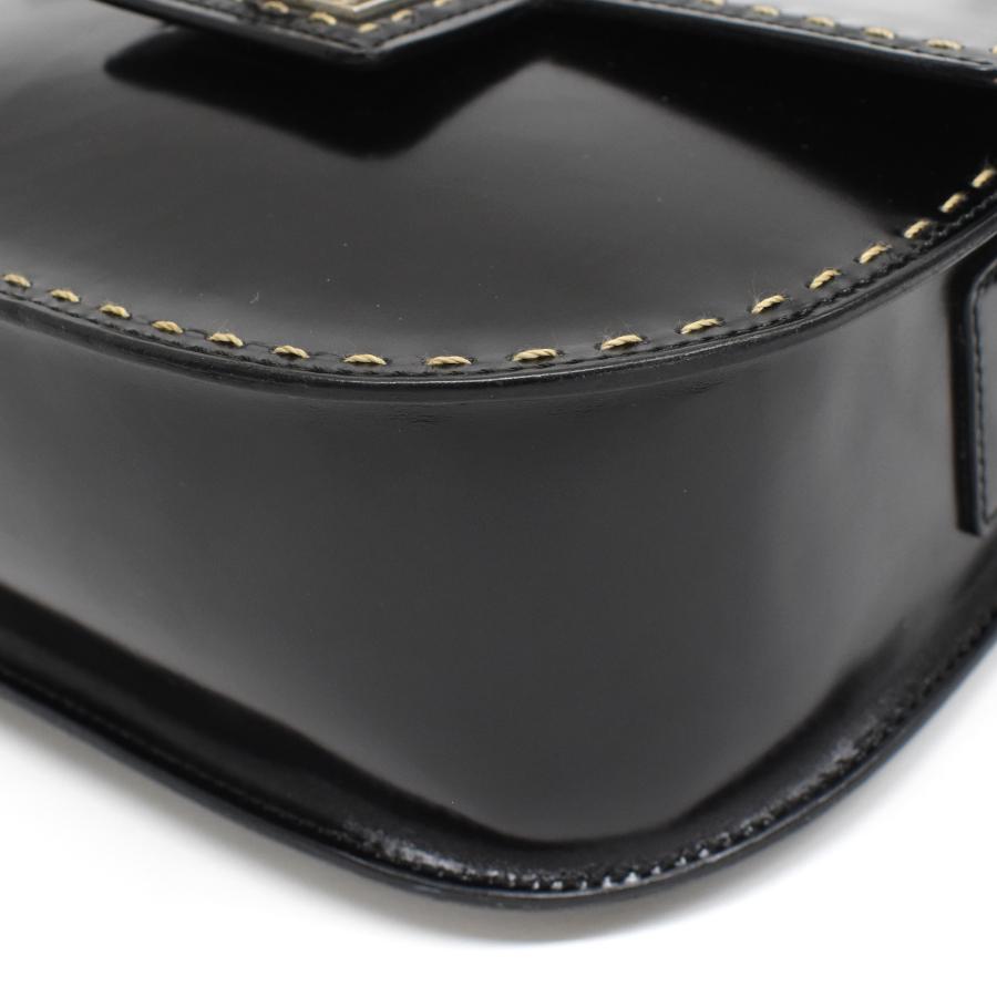 CELINE（セリーヌ） クロスボディ ショルダーバッグ レザー ブラック