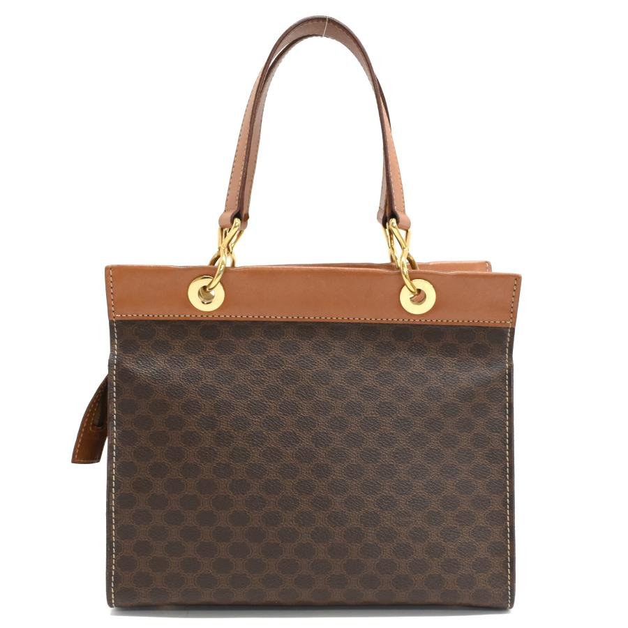 CELINE（セリーヌ） マカダム ハンドバッグ トートバッグ MC98/1 PVC 