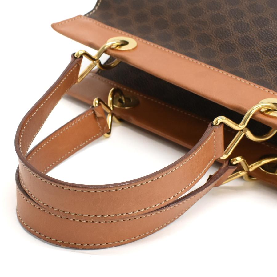 CELINE（セリーヌ） マカダム ハンドバッグ トートバッグ MC98/1 PVC 