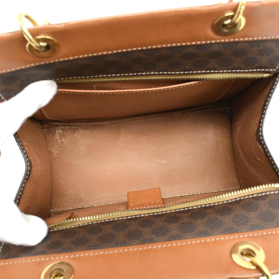 CELINE（セリーヌ） マカダム ハンドバッグ トートバッグ MC98/1 PVC 