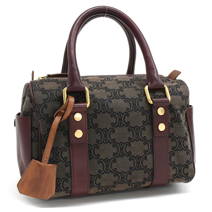 CELINE（セリーヌ） マカダム スモール ボストンバッグ ハンドバッグ