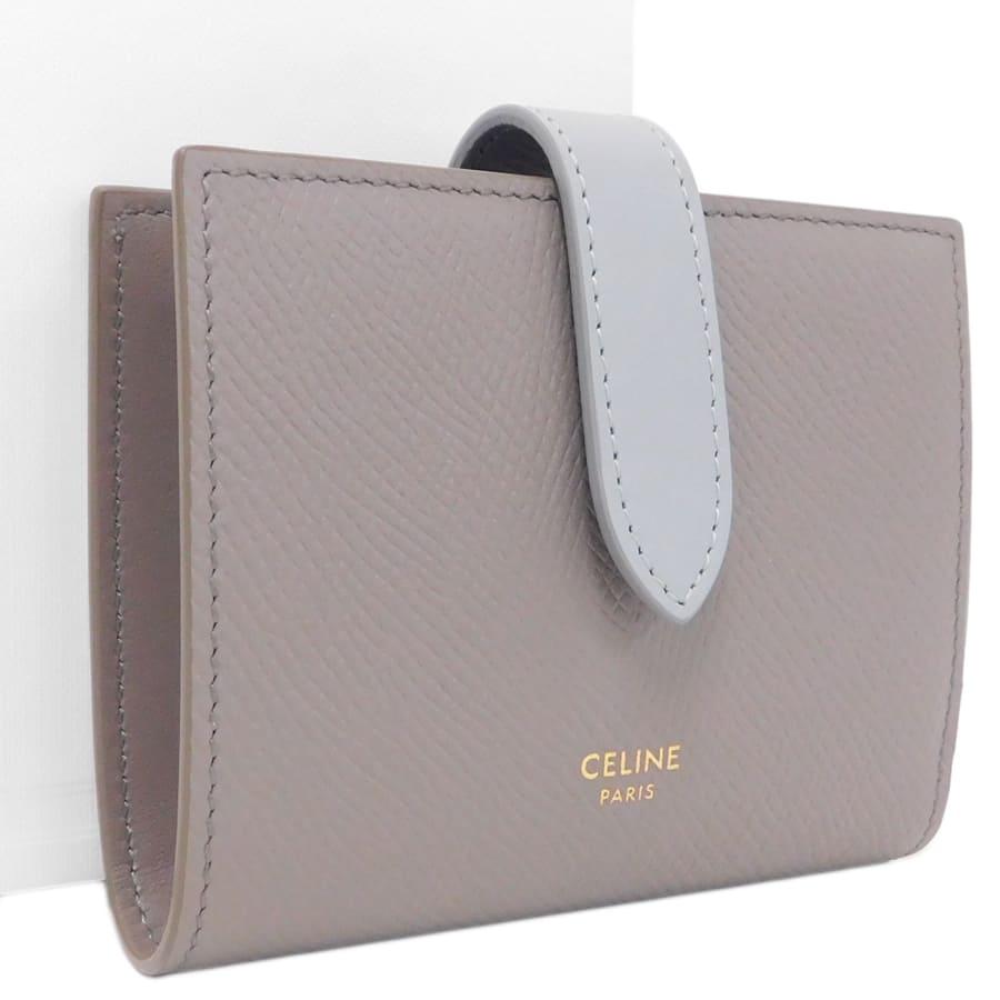CELINE（セリーヌ） 新品同様 レザー スモールストラップウォレット