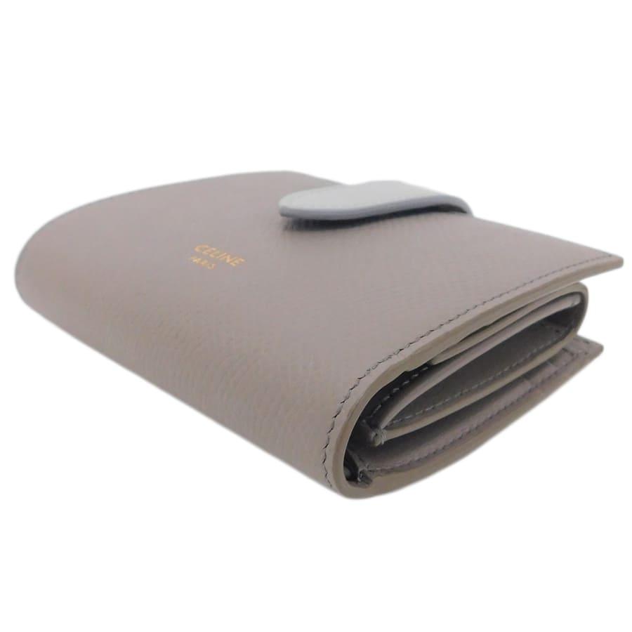 CELINE（セリーヌ） 新品同様 レザー スモールストラップウォレット