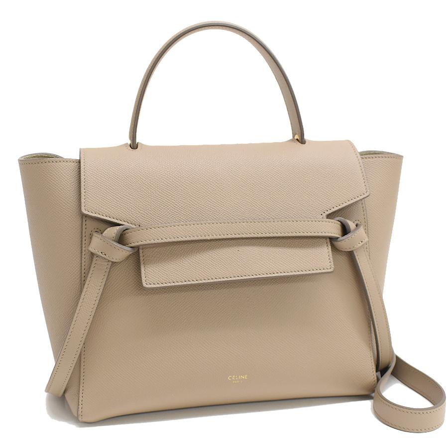 CELINE（セリーヌ） ベルトバッグ マイクロ 2way ハンドバッグ レザー