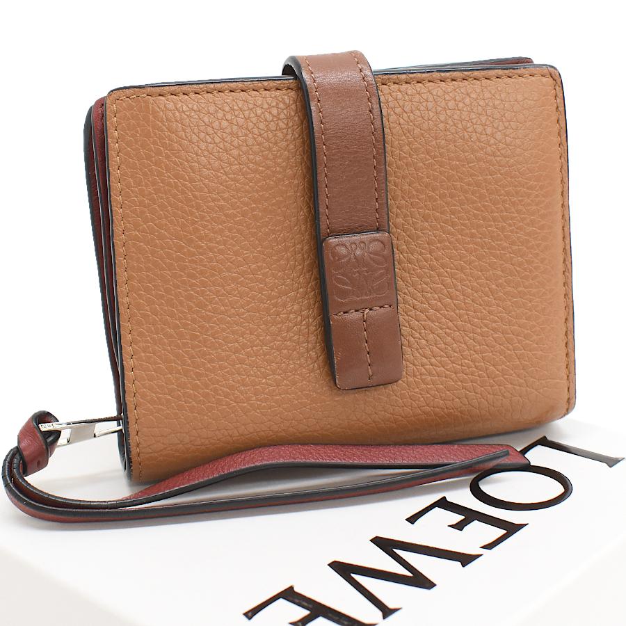 LOEWE 新品同様 ロエベ コンパクト ジップウォレット 二つ折り LOEWE 新品同様 ロエベ コンパクト ジップウォレット 二つ折り