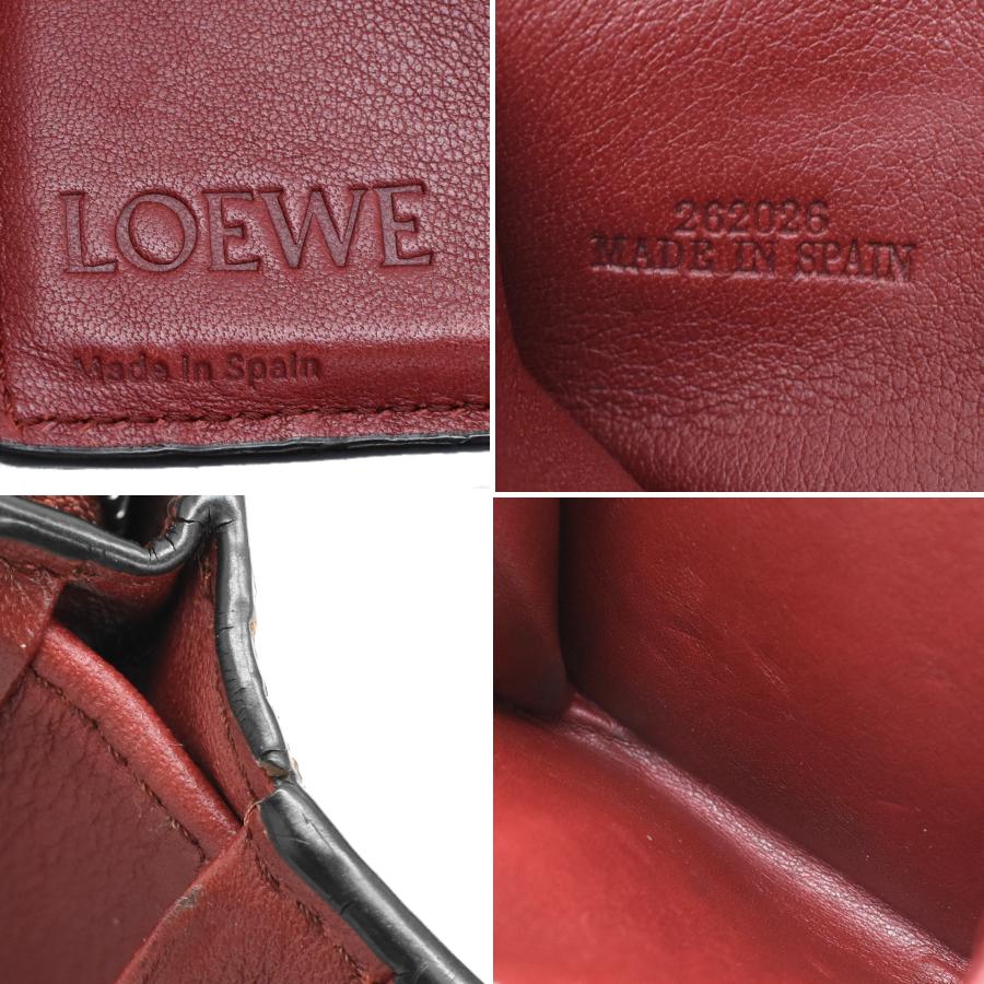 LOEWE 新品同様 ロエベ コンパクト ジップウォレット 二つ折り LOEWE 新品同様 ロエベ コンパクト ジップウォレット 二つ折り