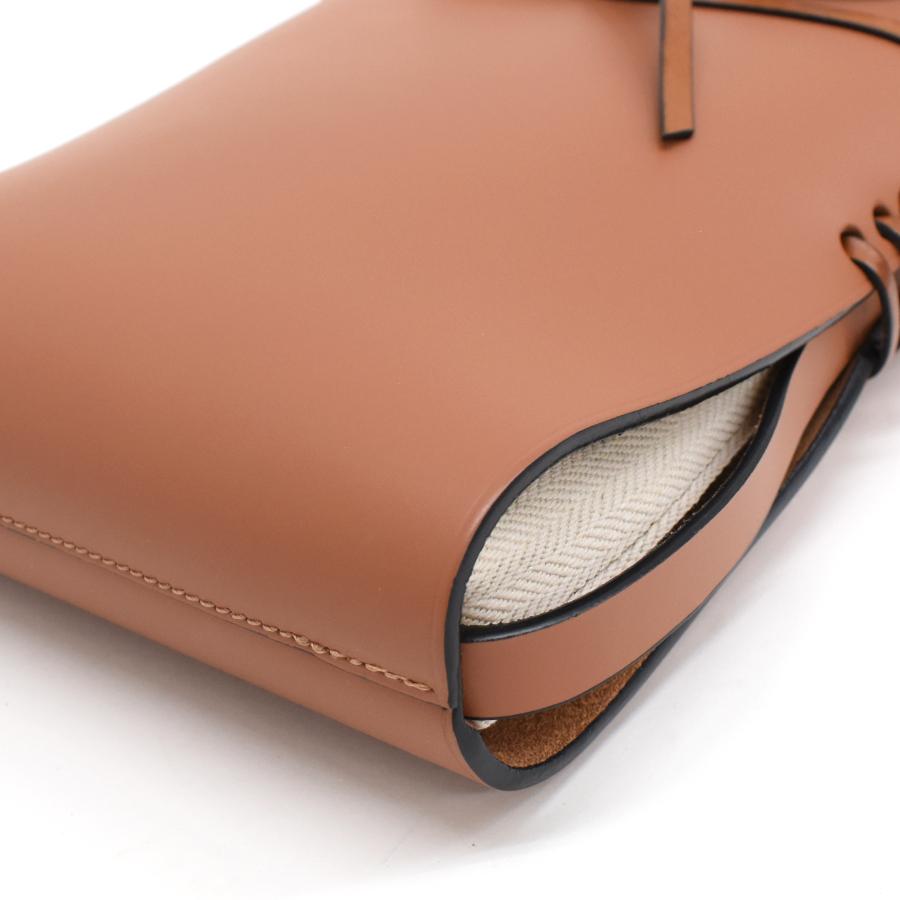 LOEWE（ロエベ） ショルダーバッグ イケバナ レザー ブラウン