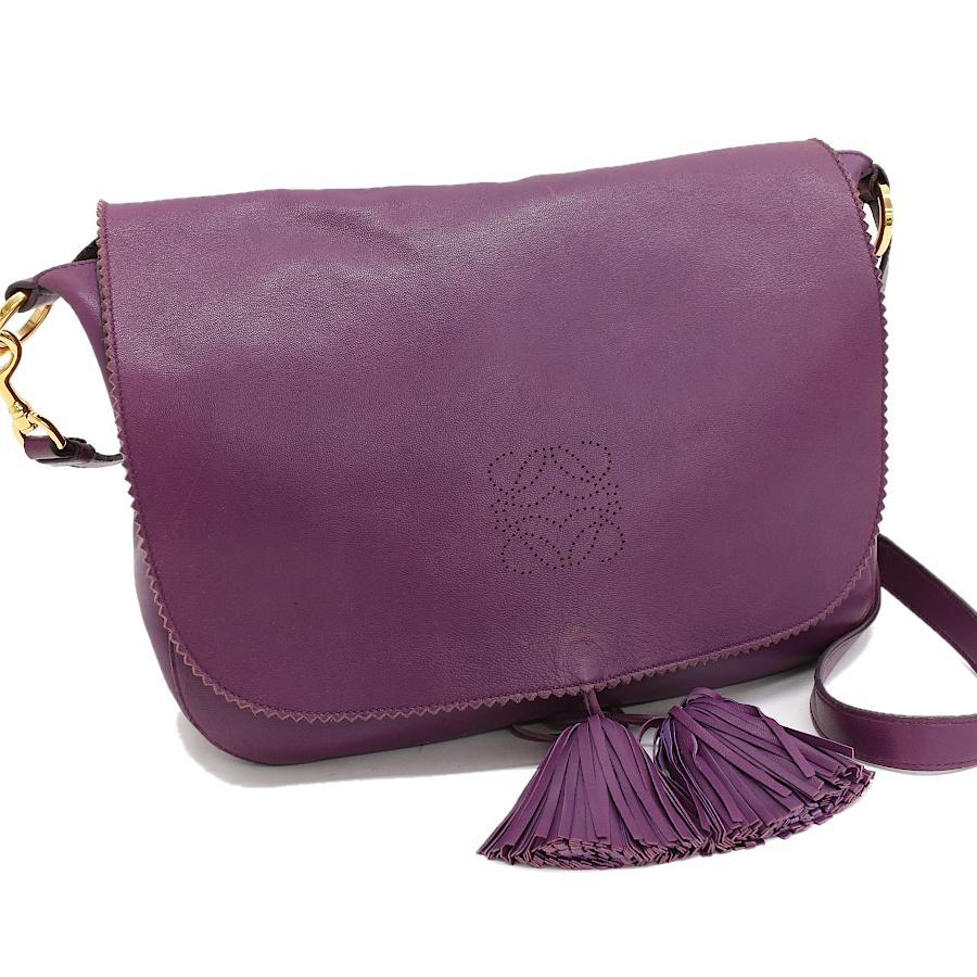 LOEWE ロエベ クロスボディ ショルダーバッグ アナグラム タッセル  