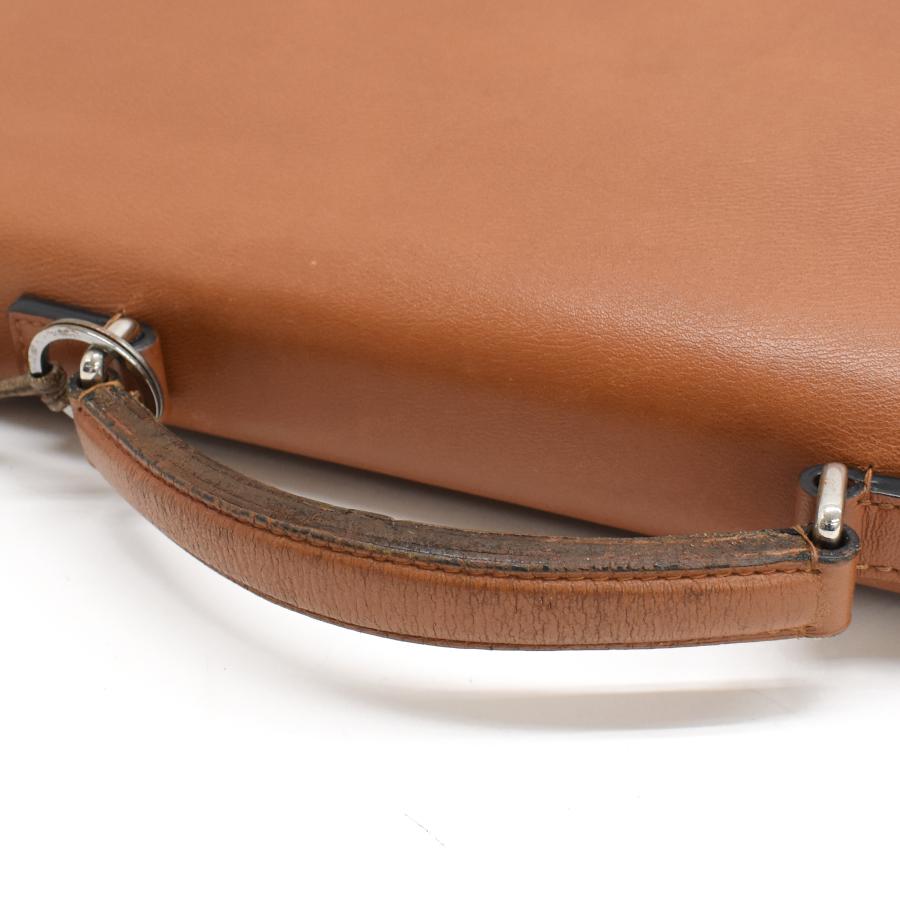 LOEWE（ロエベ） ビジネスバッグ ブリーフケース レザー ブラウン