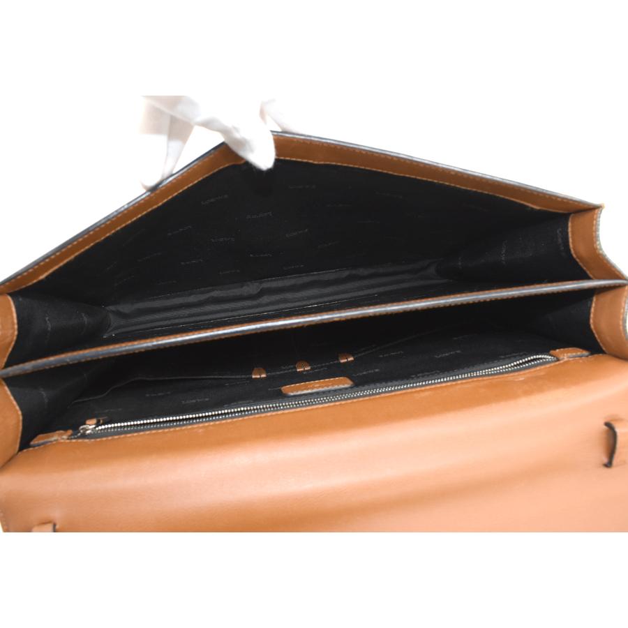 LOEWE（ロエベ） ビジネスバッグ ブリーフケース レザー ブラウン