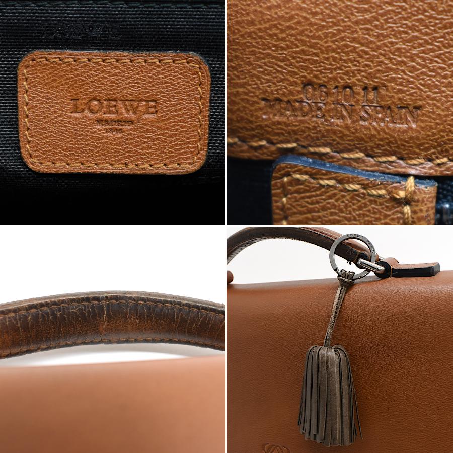 LOEWE（ロエベ） ビジネスバッグ ブリーフケース レザー ブラウン