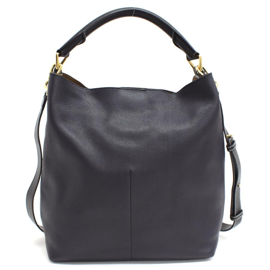 LOEWE（ロエベ） Tバケット 2way ハンドバッグ レザー ネイビー