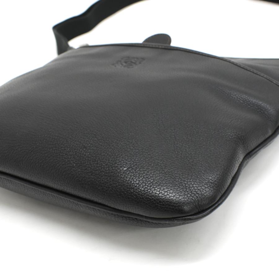 LOEWE ロエベ クロスボディ ショルダーバッグ レザー ブラック : メル