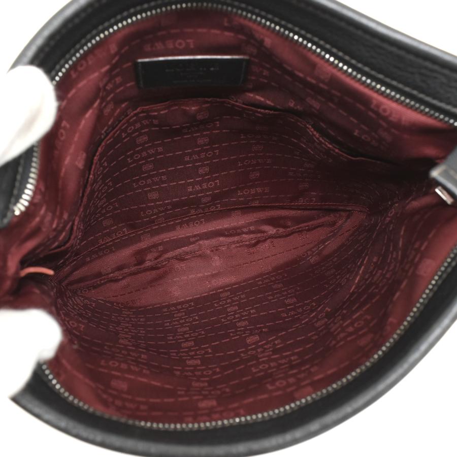 LOEWE（ロエベ） クロスボディ ショルダーバッグ レザー ブラック