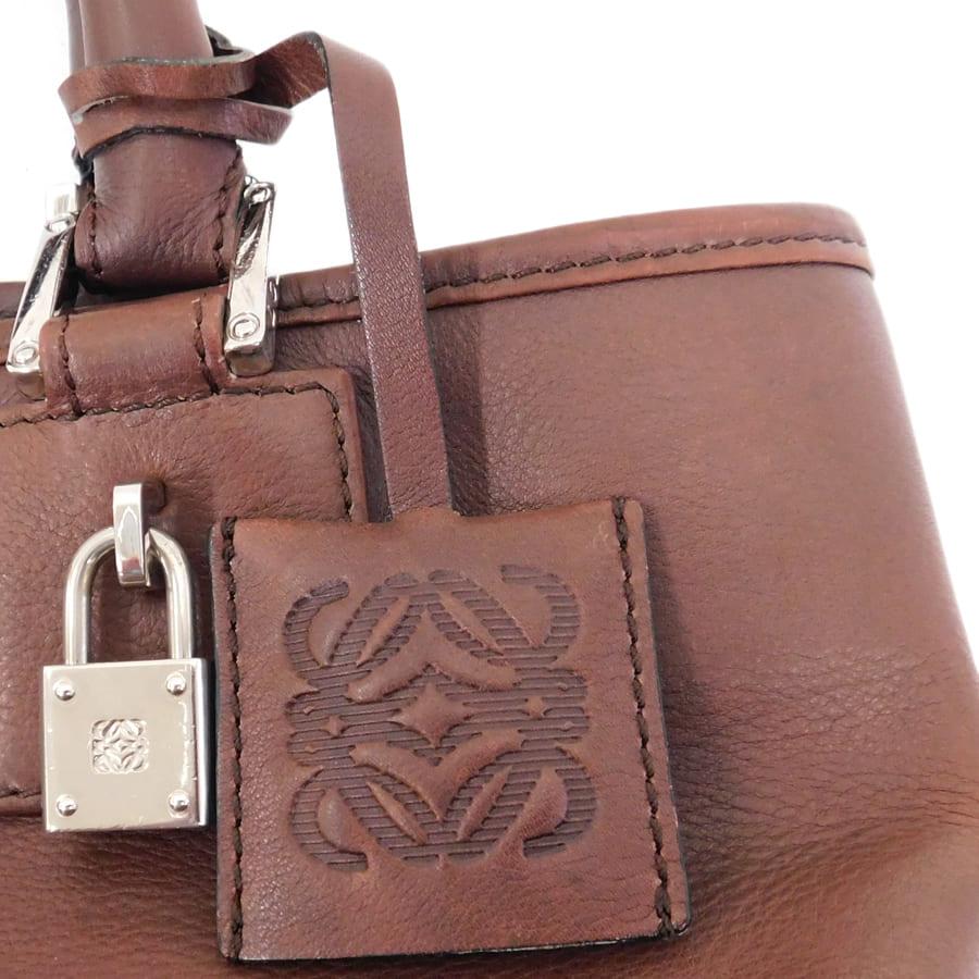 LOEWE ロエベ　ハンドバッグ　アマソナ　アナグラム　レザー　ブラウン 楽天市場】【送料無料】 ロエベ ハンドバッグ アマソナ 30 ブラウン