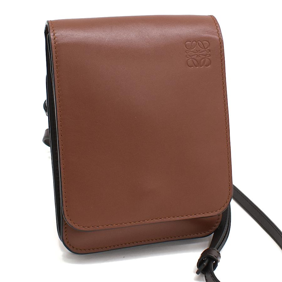 Gusset（LOEWE） ロエベ ガセット フラット ショルダーバッグ ベルト