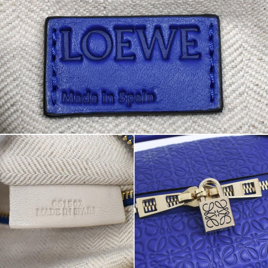 LOEWE（ロエベ） ボストンバッグ 2way リピートアナグラム レザー