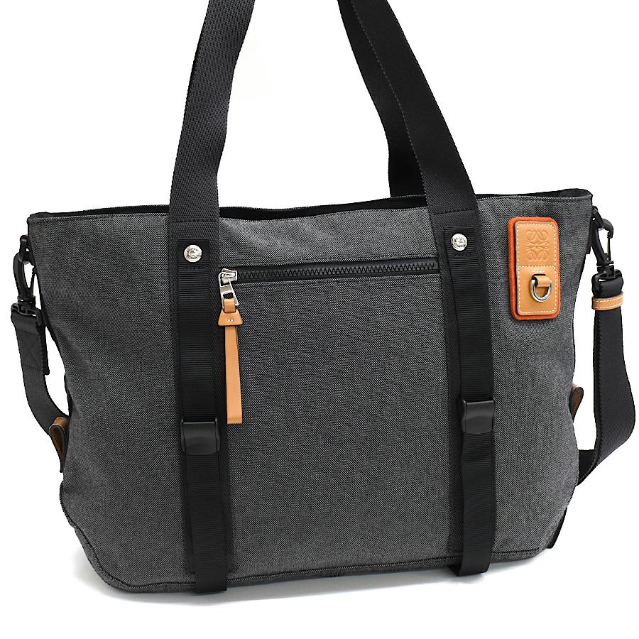 本日限定セール　美品　LOEWE ロエベ　EYE NATURE 最終値下げです LOEWE（ロエベ） 新品同様 2way トートバッグ Eye LOEWE Nature ELN