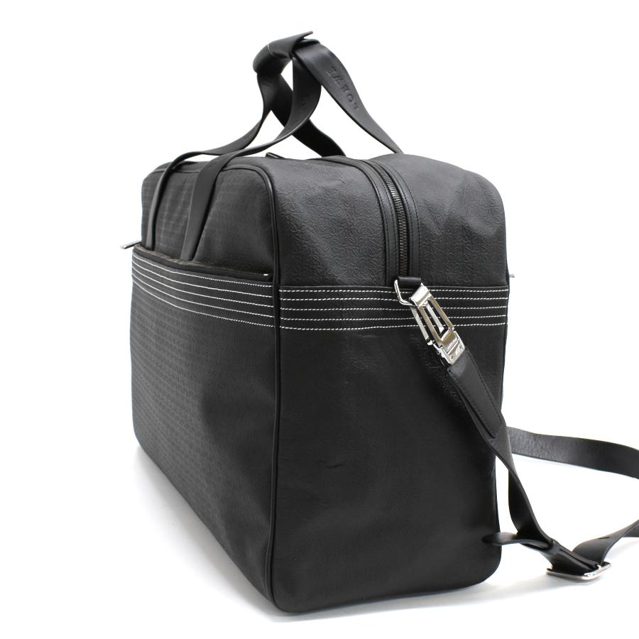 LOEWE（ロエベ） 2way ボストンバッグ リピートアナグラム エンボス