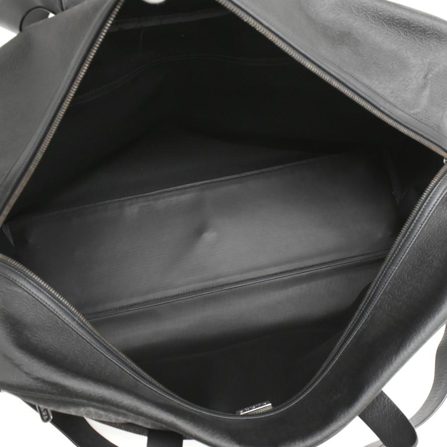 LOEWE（ロエベ） 2way ボストンバッグ リピートアナグラム エンボス