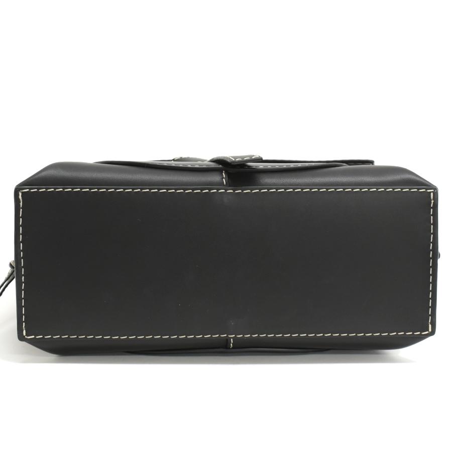 LOEWE ロエベ ゲートトップハンドルバッグ ミニ　ブラック Gate（LOEWE） 新品同様 ロエベ ゲート トップハンドルバッグ ミニ
