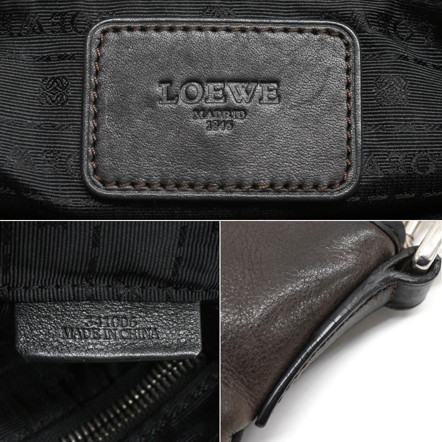 LOEWE（ロエベ） クロスボディ ショルダーバッグ アナグラム レザー