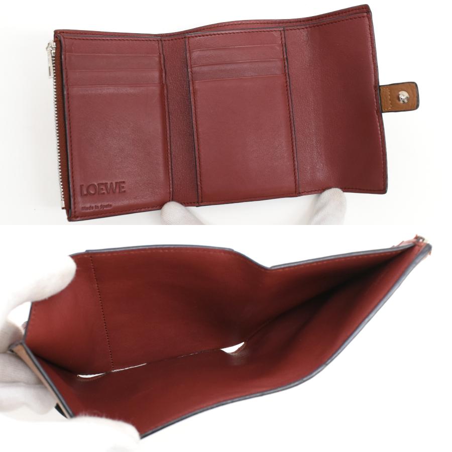 LOEWE（ロエベ） バーティカル ウォレット スモール 三つ折り財布
