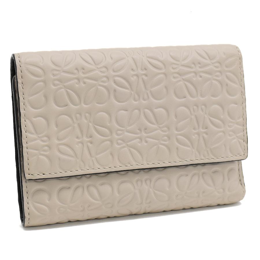 美品　ロエベ アナグラム リピート トリフォールド ジップ 楽天市場】ロエベ （LOEWE） リピート アナグラム コンパクト ジップ