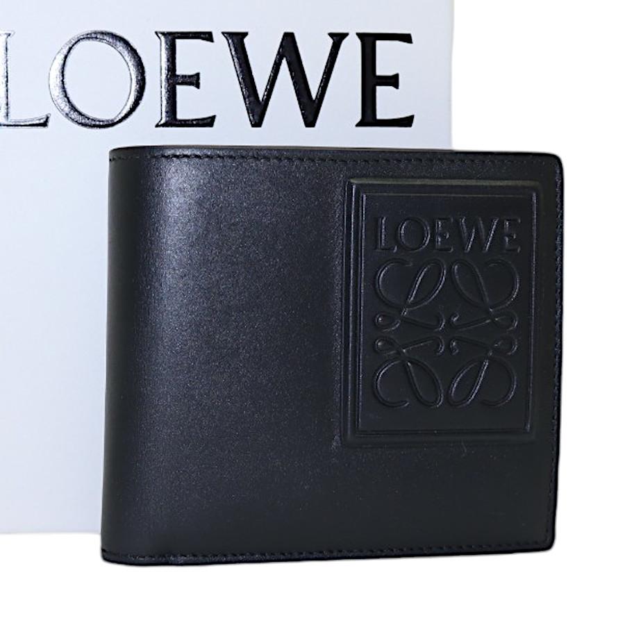ロエベ 二つ折り財布 バイフォールド コインウォレット サテン ロエベ 二つ折り財布 バイフォールド コインウォレット サテン
