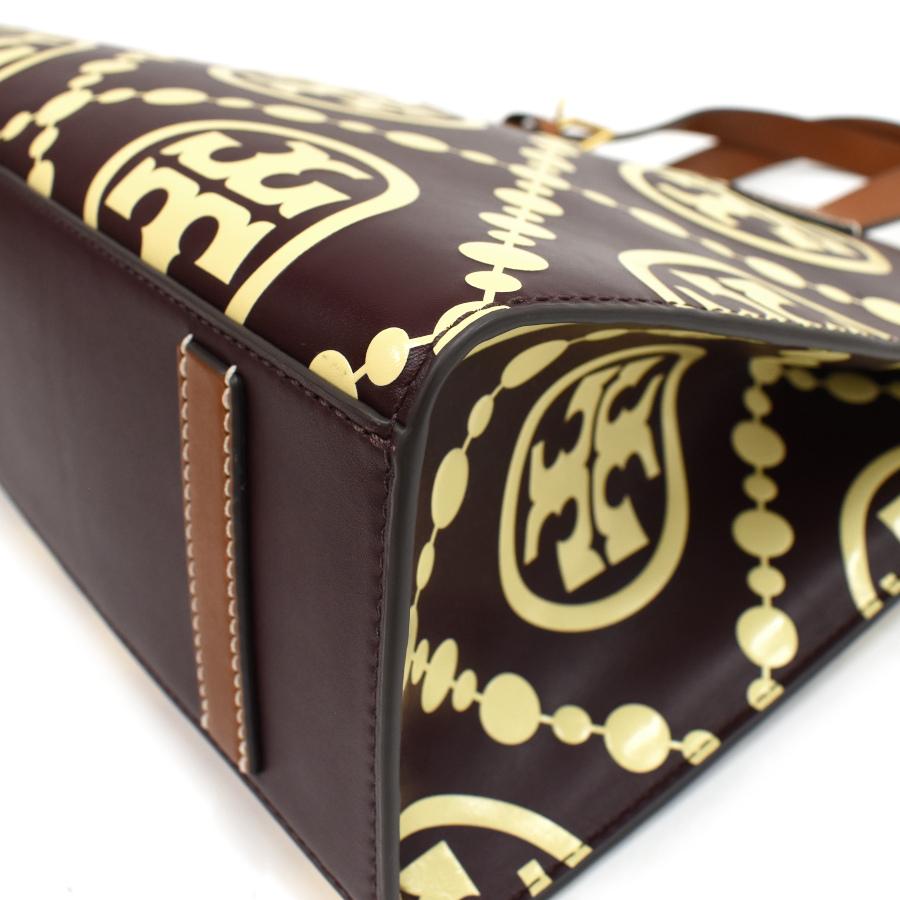 TORY BURCH 新品同様 トリーバーチ Tモノグラム コントラスト TORY BURCH 新品同様 トリーバーチ Tモノグラム コントラスト