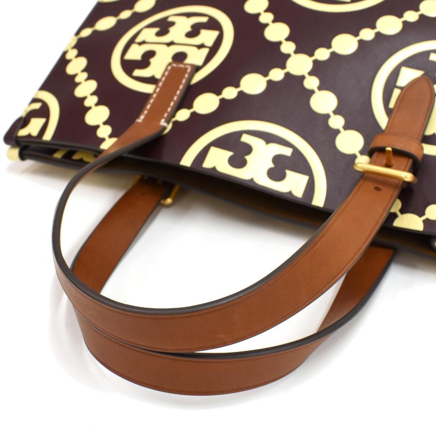 TORY BURCH 新品同様 トリーバーチ Tモノグラム コントラスト TORY BURCH 新品同様 トリーバーチ Tモノグラム コントラスト