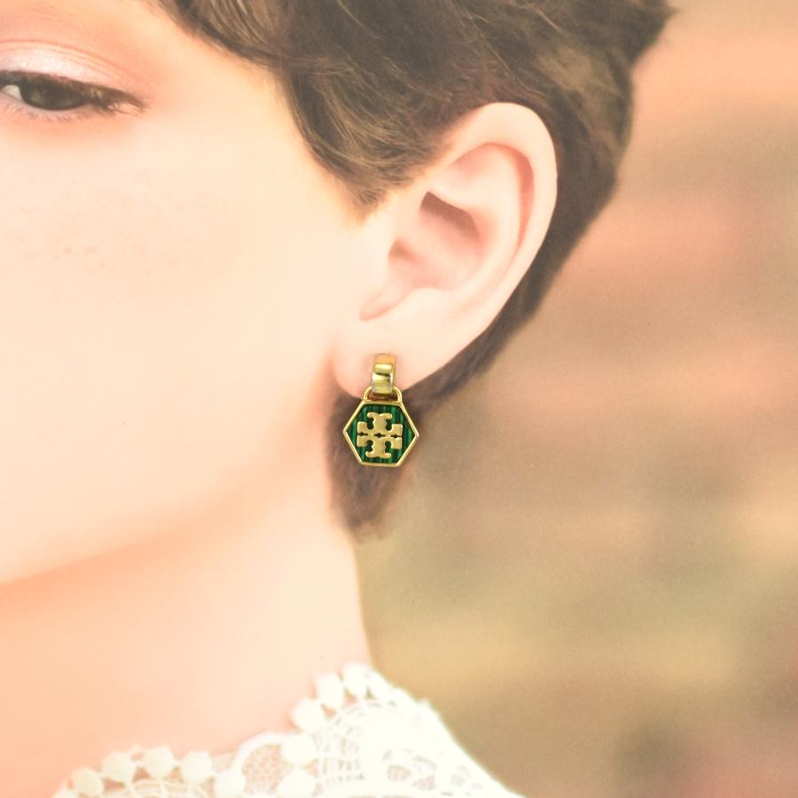 TORY BURCH（トリーバーチ） ピアス ヘキサゴンスタッドピアス 