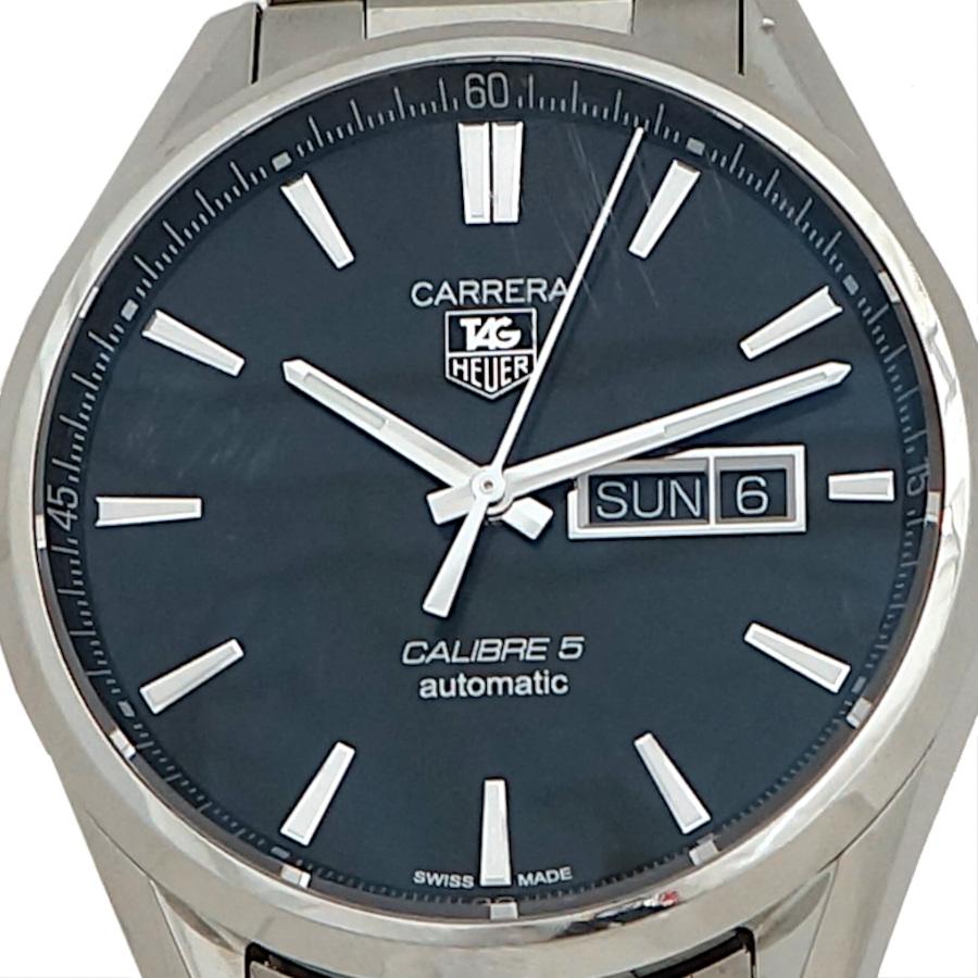 タグホイヤー オートマチック カレラ キャリバー5 デイデイト SS 黒文字盤  WAR201A-0 TAG HEUER｜melcastcom｜03