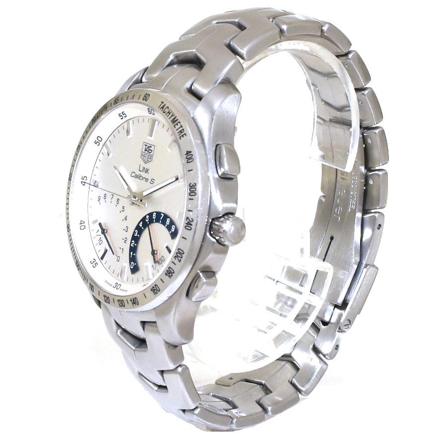 ✨TAGHEUER✨タグホイヤー✨デイト✨シルバー✨ホワイト文字盤✨腕時計✨ TAG HEUER（タグ・ホイヤー） 腕時計 リンク キャリーバーS CJF7111