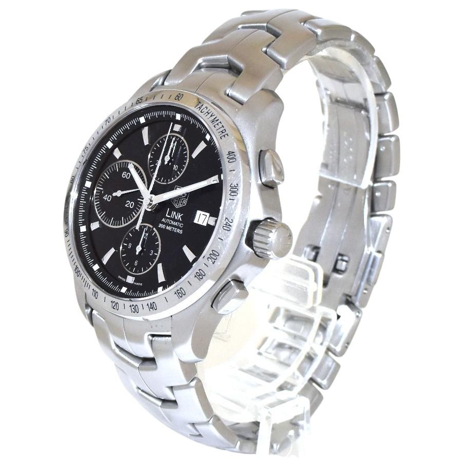 タグホイヤー 腕時計 リンク オートマチック ステンレススチール CJF2110-0 メンズ ブラック文字盤 TAGHEUER | TAG HEUER