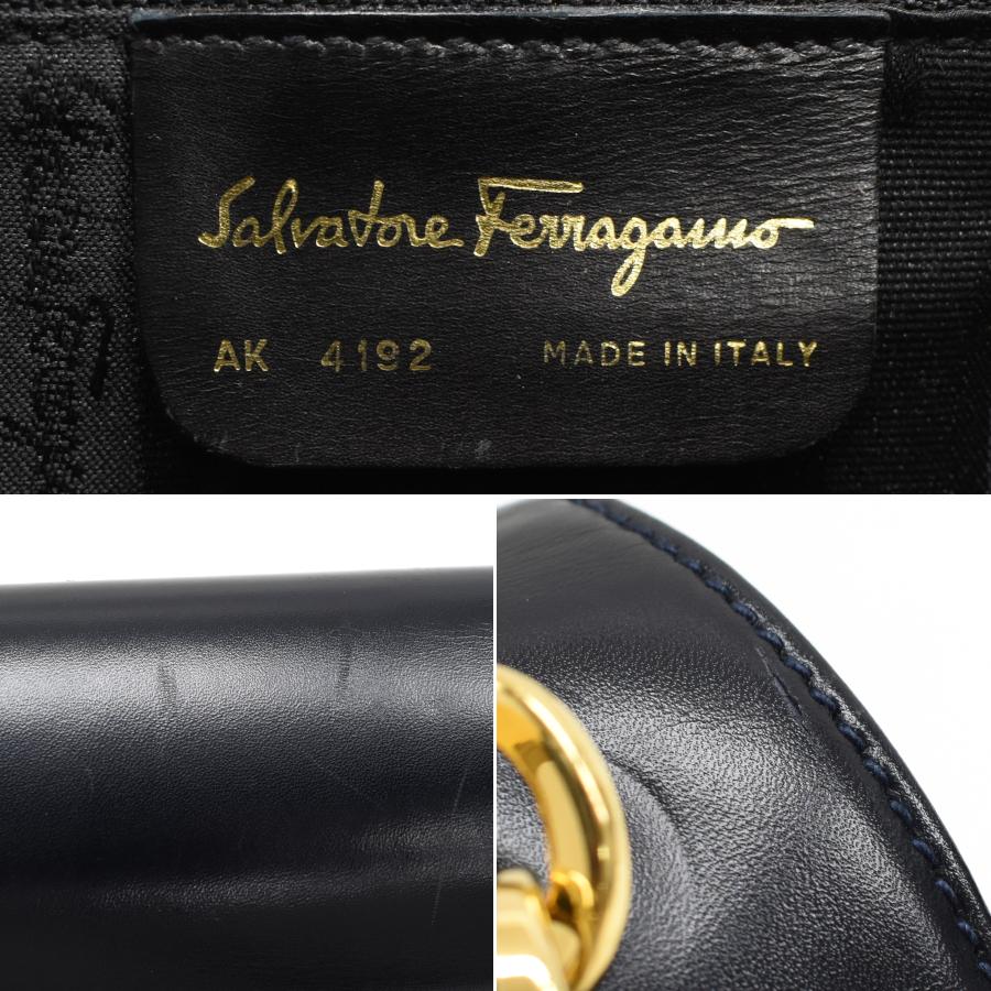 FERRAGAMO サルヴァトーレフェラガモ ガンチーニ ハンドバッグ AK-4192  