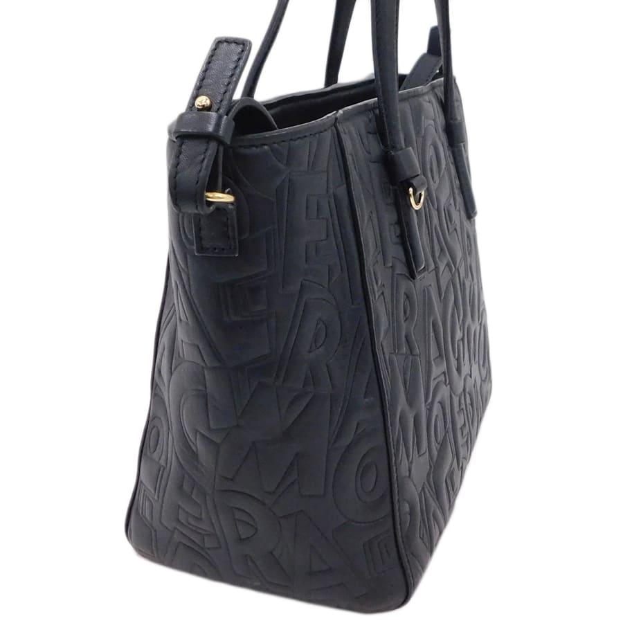 FERRAGAMO（フェラガモ） ロゴモチーフ 2wayバッグ RE-21F963 ブラック 