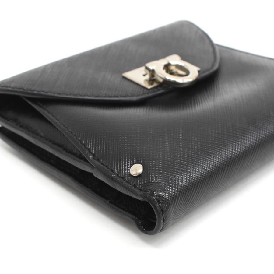 ゆず　フェラガモ　二つ折り財布 フェラガモ Ferragamo 財布 二つ折り財布 折りたたみ財布 小銭入れなし