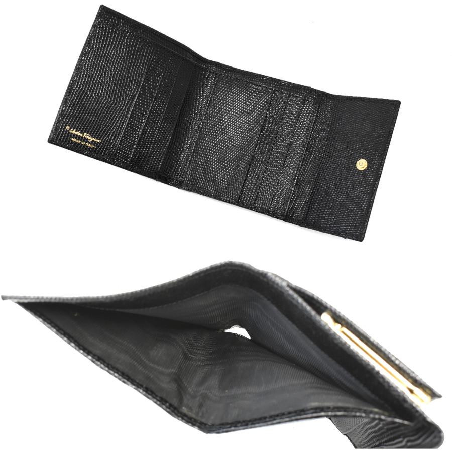 新品未使用Salvatore Ferragamo 財布 二つ折り がま口 ヴァラ VARA（Salvatore Ferragamo） 新品同様 サルヴァトーレ