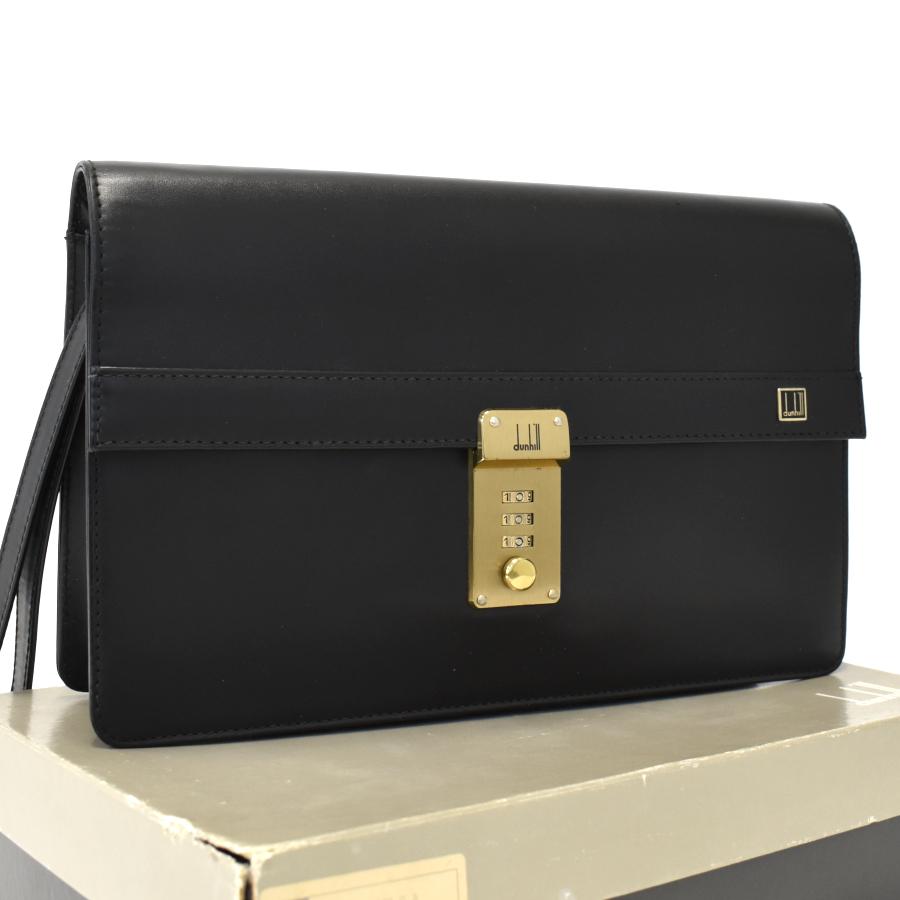 dunhill ダンヒル セカンドバッグ LG9290A オックスフォード レザー