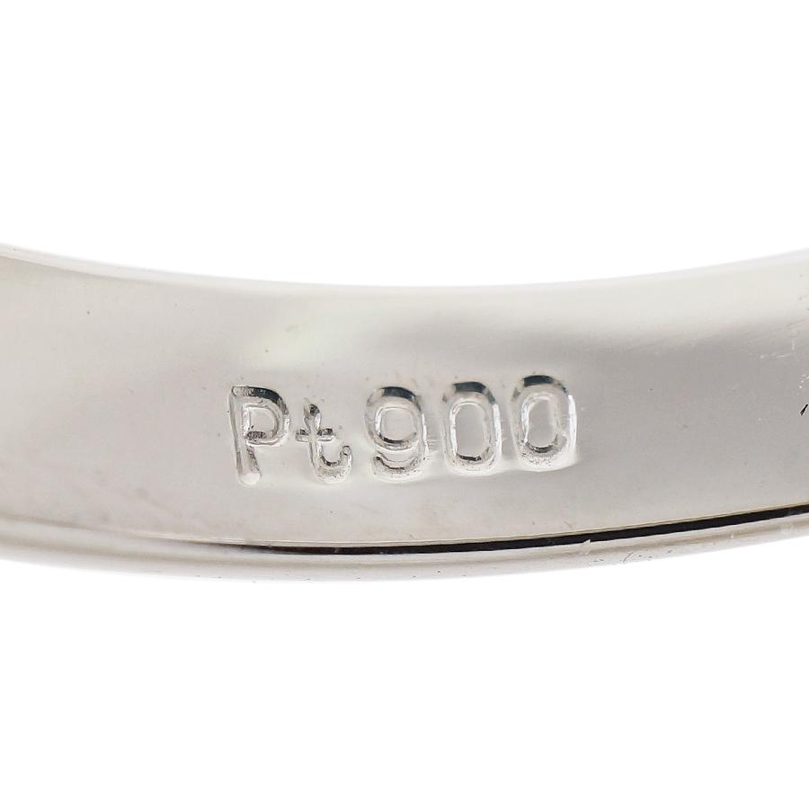 リング プラチナ900 サファイア 0.47ct ダイヤモンド 0.22ct 14号 4.2g