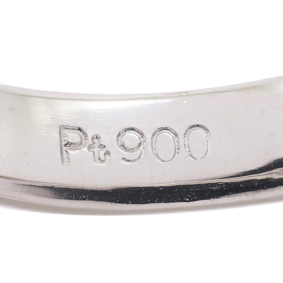 リング プラチナ900 ルビー 0.43ct ダイヤモンド 0.46ct 10号 6.0g 